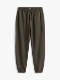 Black Classic Washed Tonal Logo Relaxed Joggers  Men