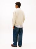Beige Classic '90s Tonal Logo Washed Sweatshirt  Men