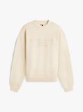 Beige Classic '90s Tonal Logo Washed Sweatshirt  Men