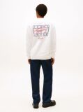 Beige Regular Logo Back Graphic Sweatshirt  Men