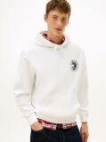 Μπεζ Άνετο Hoody Με Πίσω Σλόγκαν  Άνδρες