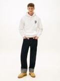 Μπεζ Άνετο Hoody Με Πίσω Σλόγκαν  Άνδρες
