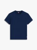 Blue Logo Slim Waffle Knit T-Shirt  Men