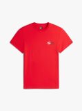 Κόκκινο Slim Βαμβακερό T-Shirt Με Signature Λογότυπο  Άνδρες