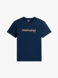 Blue Logo Crew Neck Jersey T-Shirt  Men
