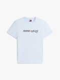 Blue Logo Crew Neck Jersey T-Shirt  Men
