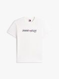 White Logo Crew Neck Jersey T-Shirt  Men