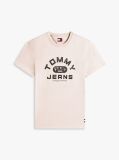 Beige Graphic Crew Neck Jersey T-Shirt  Men