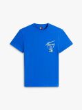 Blue Signature Back Logo Jersey T-Shirt  Men