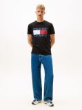 Black Flag Badge Jersey Crew Neck T-Shirt  Men