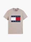 Brown Flag Badge Jersey Crew Neck T-Shirt  Men