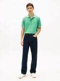 Green Tommy Flag Regular Fit Tipped Polo Shirt  Men
