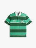 Multi Relaxed Fit Rugby Stripe Embroidery Polo Shirt  Men