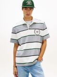 Multi Relaxed Fit Rugby Stripe Embroidery Polo Shirt  Men