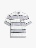 Multi Relaxed Fit Rugby Stripe Embroidery Polo Shirt  Men