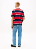 Multi Relaxed Fit Rugby Stripe Embroidery Polo Shirt  Men