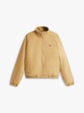 Beige Twill Relaxed Padded Jacket  Men
