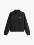 Black Twill Relaxed Padded Jacket  Men