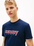 Μπλε T-Shirt Με Appliqué Λογότυπο  Άνδρες