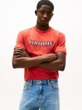 Κόκκινο T-Shirt Με Appliqué Λογότυπο  Άνδρες