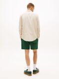 Beige Regular Fit Linen Blend Shirt  Men