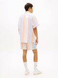 Multi Relaxed Fit Stripe Short Sleeve Shirt  Men
