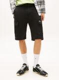 Black Otis Washed Cargo Bermuda Shorts  Men