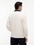 Beige Tommy Badge Relaxed Rugby Shirt  Men
