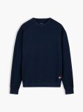Blue Waffle Knit Relaxed Jumper  Men