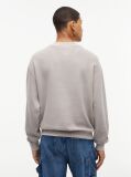 Brown Waffle Knit Relaxed Jumper  Men