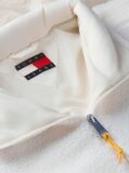 Beige Teddy Contrast Texture Relaxed Jacket  Men
