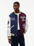 Multi Wool Blend Letterman Varsity Jacket  Men