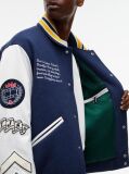 Multi Wool Blend Letterman Varsity Jacket  Men