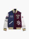 Multi Wool Blend Letterman Varsity Jacket  Men