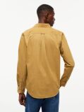 Beige Regular Fit Button-Down Corduroy Shirt  Men