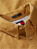 Beige Regular Fit Button-Down Corduroy Shirt  Men