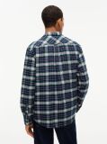 Multi Relaxed Fit Logo Embroidery Flannel Shirt  Men