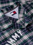Multi Relaxed Fit Logo Embroidery Flannel Shirt  Men
