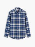 Multi Regular Fit Check Brushed Flannel Shirt  Men