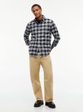 Multi Regular Fit Check Brushed Flannel Shirt  Men
