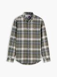 Multi Regular Fit Check Brushed Flannel Shirt  Men