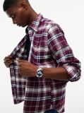 Multi Regular Fit Check Brushed Flannel Shirt  Men