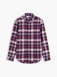 Multi Regular Fit Check Brushed Flannel Shirt  Men