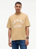 Beige Classic Logo Oversized Jersey T-Shirt  Men