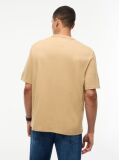 Beige Classic Logo Oversized Jersey T-Shirt  Men