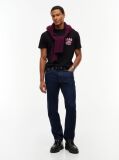 Black Back Graphic Jersey Crew Neck T-Shirt  Men