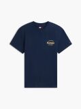 Blue Back Graphic Jersey Crew Neck T-Shirt  Men