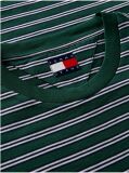 Multi Tommy Flag Stripe Jersey T-Shirt  Men