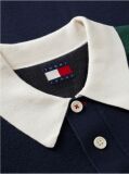 Multi Colour-Blocked Knit Rugby Shirt  Men