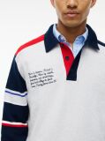 Multi Colour-Blocked Knit Rugby Shirt  Men